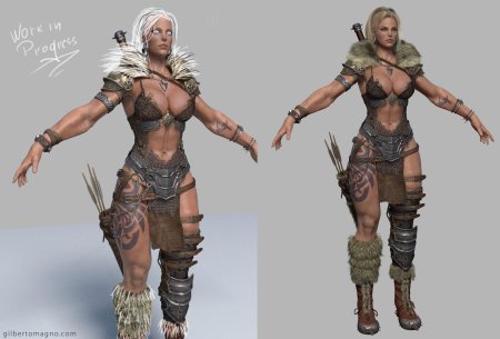 Женщина варвар