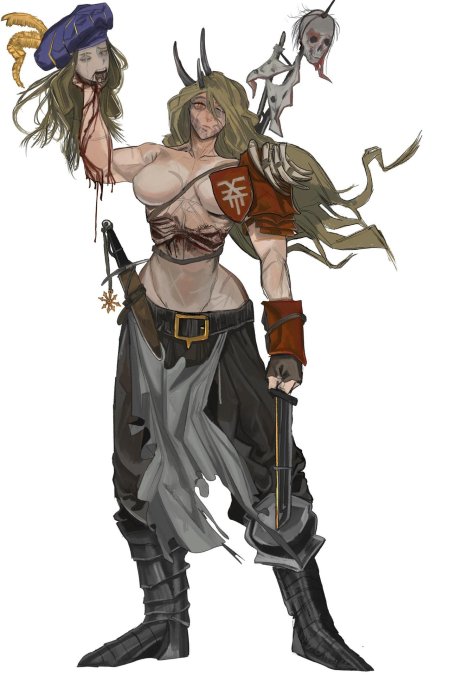 Женщина варвар днд