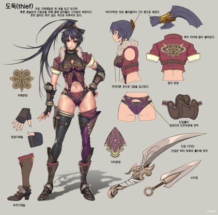 Аниме воительница