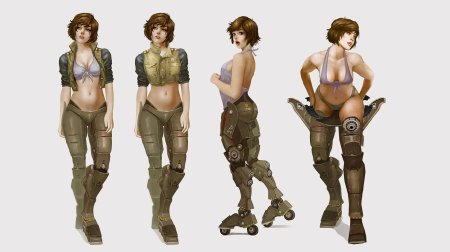 Высокие женские персонажи