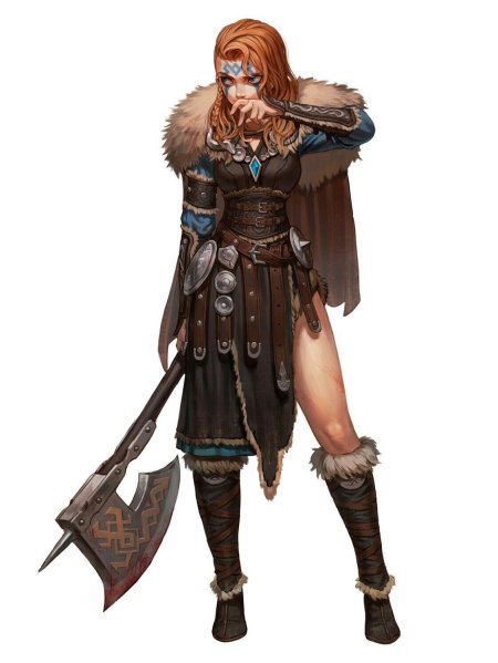 Женщина викинг