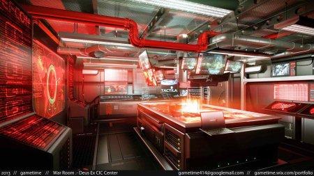 Киберпанк интерьер