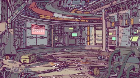 Интерьер в стиле киберпанк