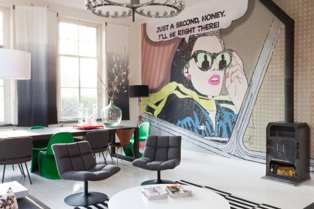 Стиль поп арт в интерьере