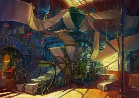 Стимпанк интерьер