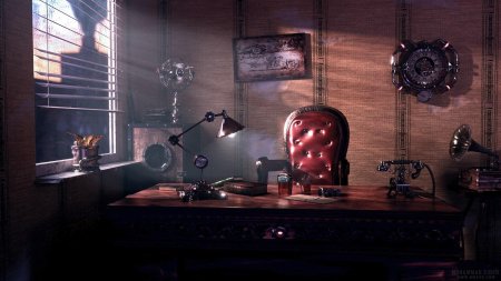 Дизельпанк интерьер