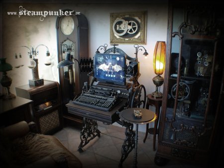 Готический стимпанк интерьер