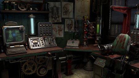 Стимпанк франкенштейн лаборатория