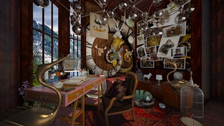 Интерьер в стиле стимпанк
