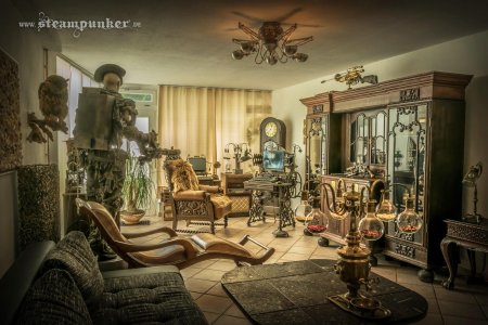 Интерьер в стиле стимпанк