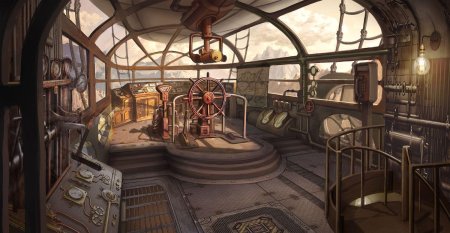 Стимпанк стиль интерьер жюль верн