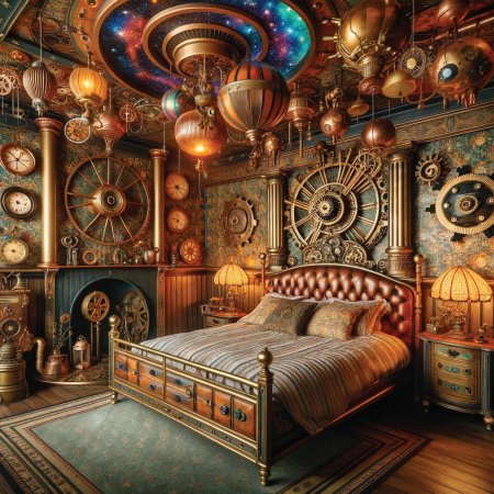 Интерьер в стиле стимпанк