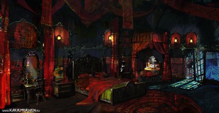 Замок бастинды интерьер готика