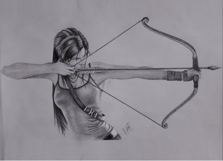 Лара крофт стрельба из лука игра