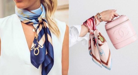 Стильные платки на шею