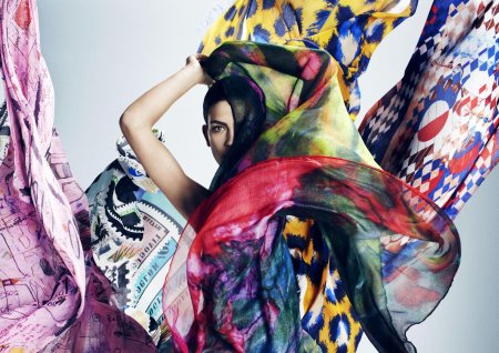 Платки эрмес шелк