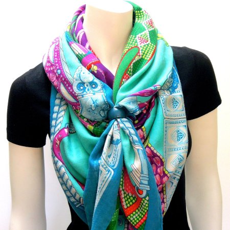 Шелковый платок шарф