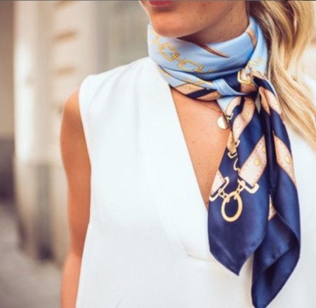 Красиво завязать платок