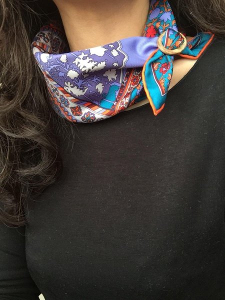 Шарф эрмес узел