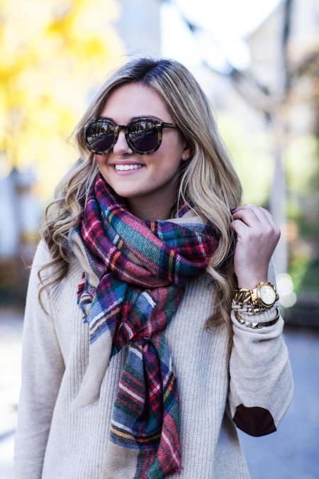 Модные шарфы