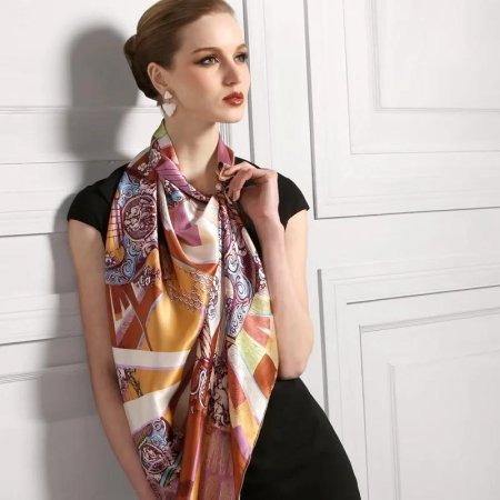 Шелковый шарф