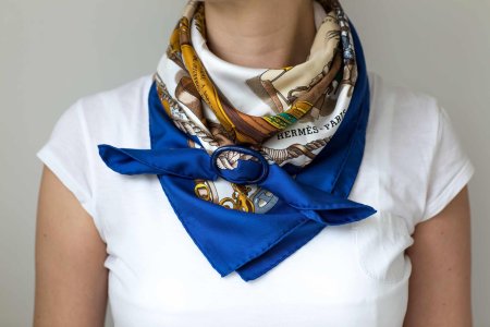 Шарф эрмес узел