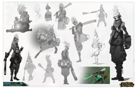 Концепты персонажей лига легенд