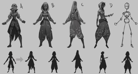 Концепт персонажей 2д