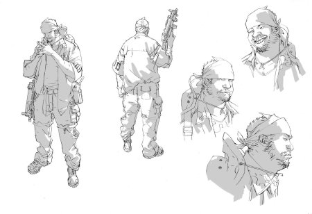 Скетч персонажа