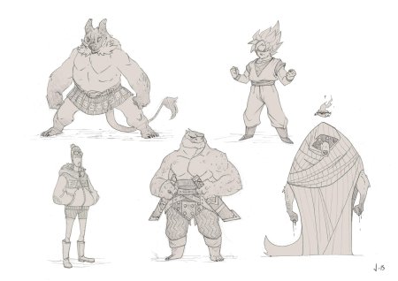 Дизайн персонажей концепт-арт