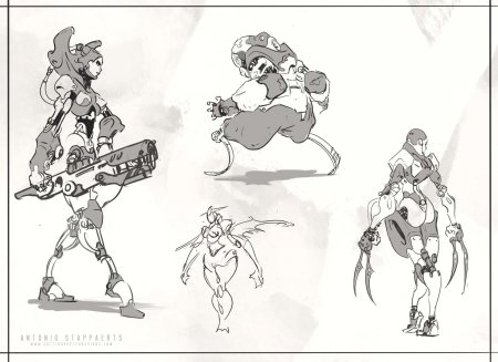 Oddworld концепт арты