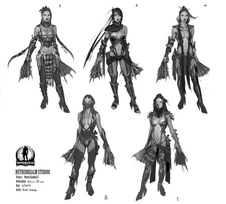 Kitana концепт арты