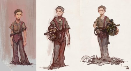 Ребенок концепт арт