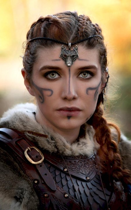 Макияж в стиле викингов