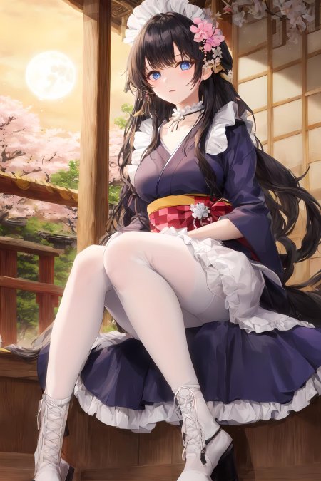 Аниме горничная голая