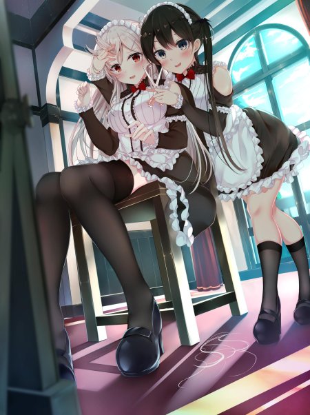 Аниме горничная юри