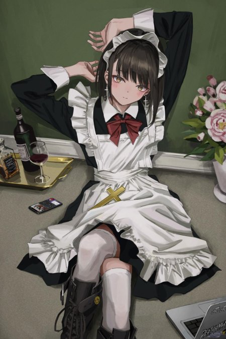 Аниме горничная