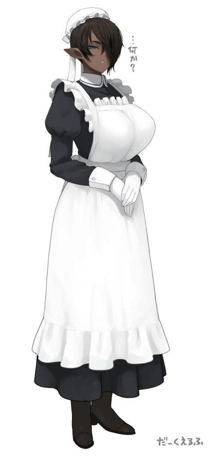 Аниме горничная эльф