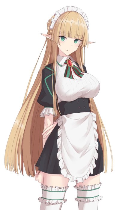 Аниме эльфийка горничная