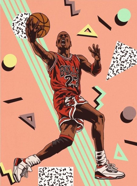 Рисунки баскетбол майкл джордан