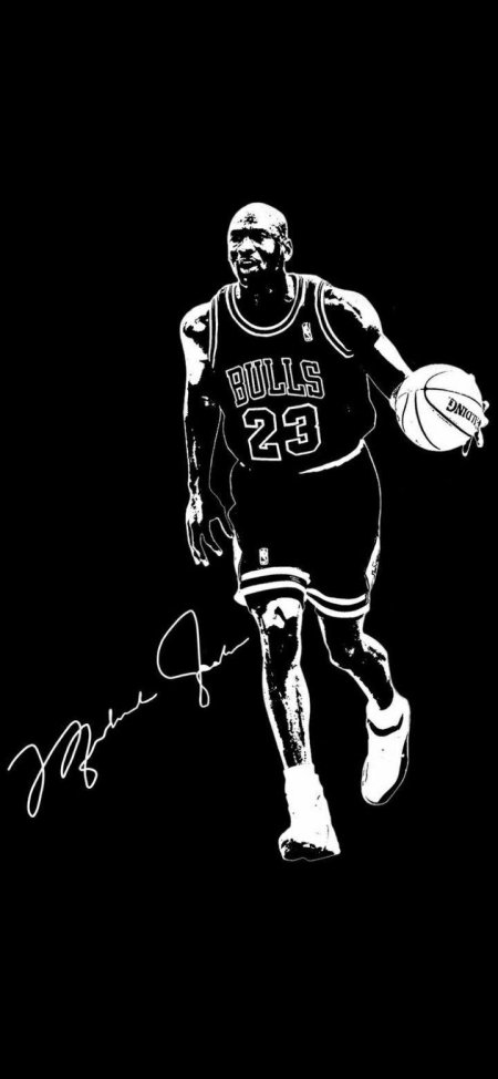 Майкл джордан автограф