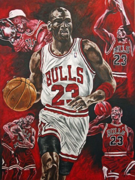Баскетбол майкл джордан арт