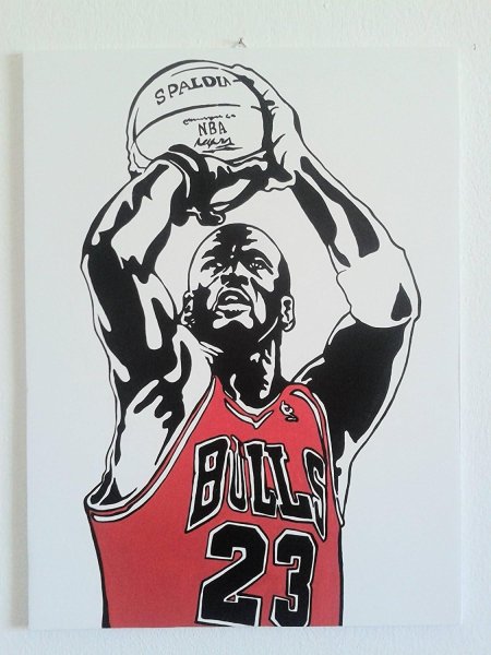 Майкл джордан рисунок 23