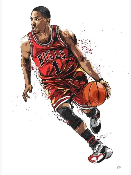 Деррик роуз арт