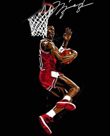 Баскетбол майкл джордан данк