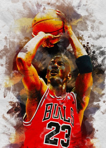 Постер майкл джордан