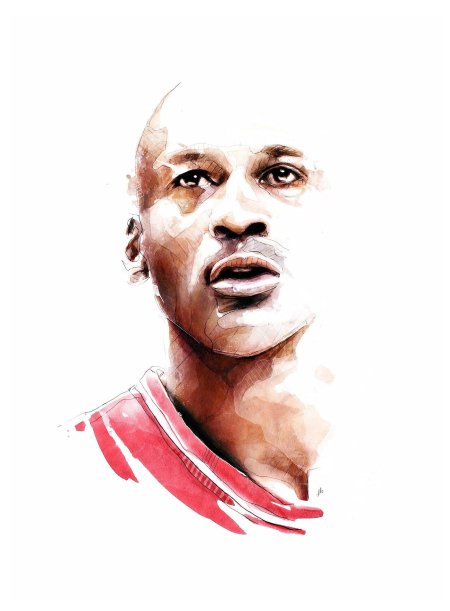 Майкл джордан портрет