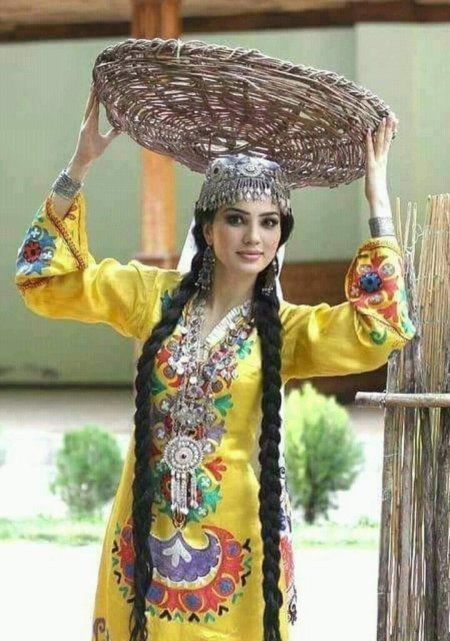 Национальная одежда таджикистана чакан