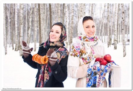 Фотосессия в русском стиле