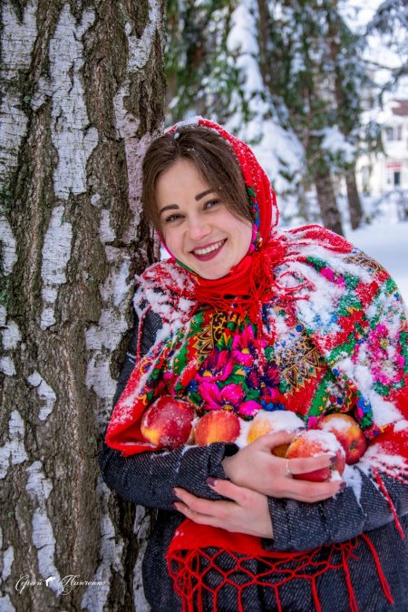 Фотосессия зимой